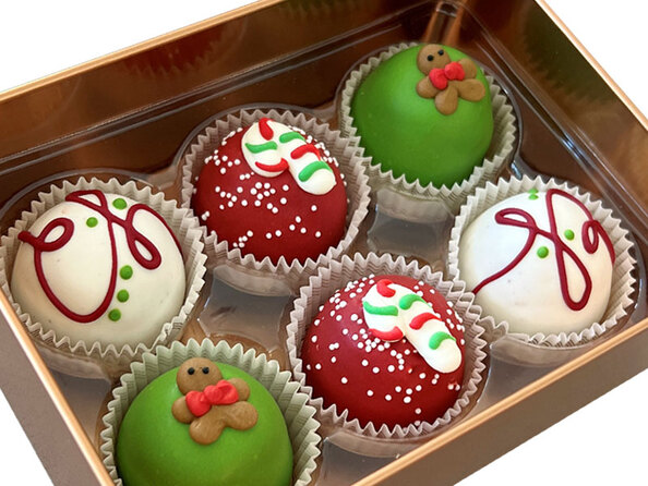 The Mini Christmas Candy Cake Ball Collection