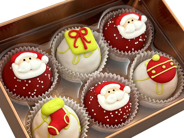 The Mini Santa Cake Ball Collection